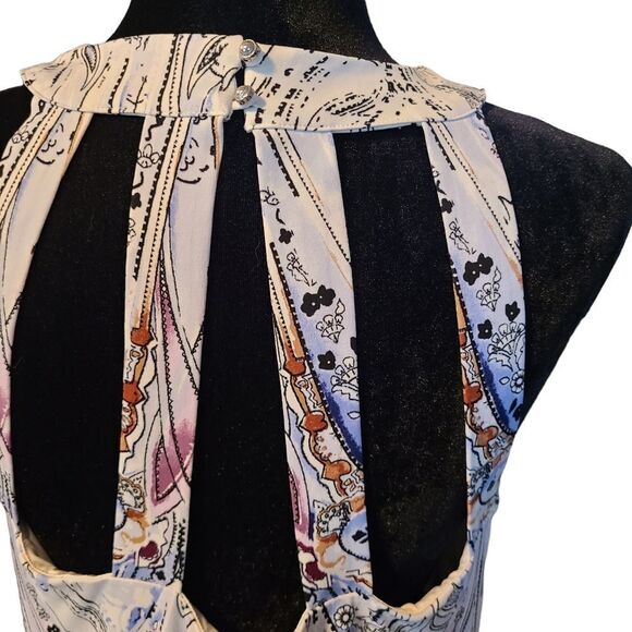 WHITE HOUSE BLACK MARKET Dress Bare Shoulders Strappy Back Sequins‎  Bead… - Picture 8 of 13